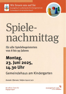 Spielenachmittag