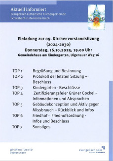 KV Sitzung Oktober