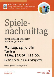 Spielenachmittag