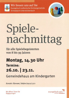 Spielenachmittag
